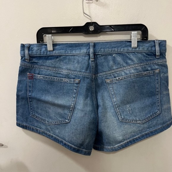 BDG Denim Urban Outfitters Womens Blue Mid Rise Jean Shorts 100% Cotton Size W35 - Picture 4 of 10